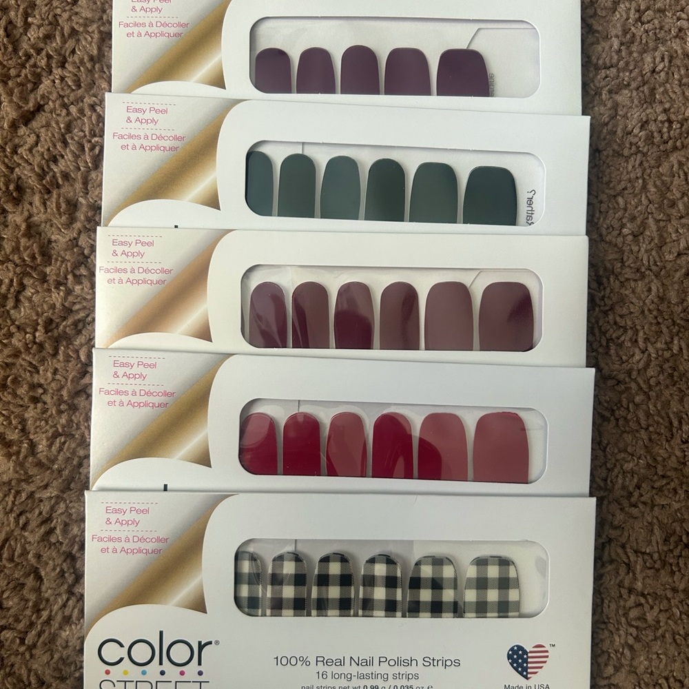 Color Street assorted fall bundle of 5
